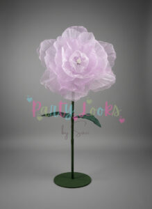 Purple peony flower
